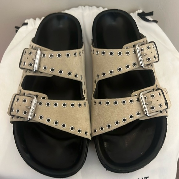 Isabel Marant Shoes - Isabel Marant Lennyo in Ecru Size 38